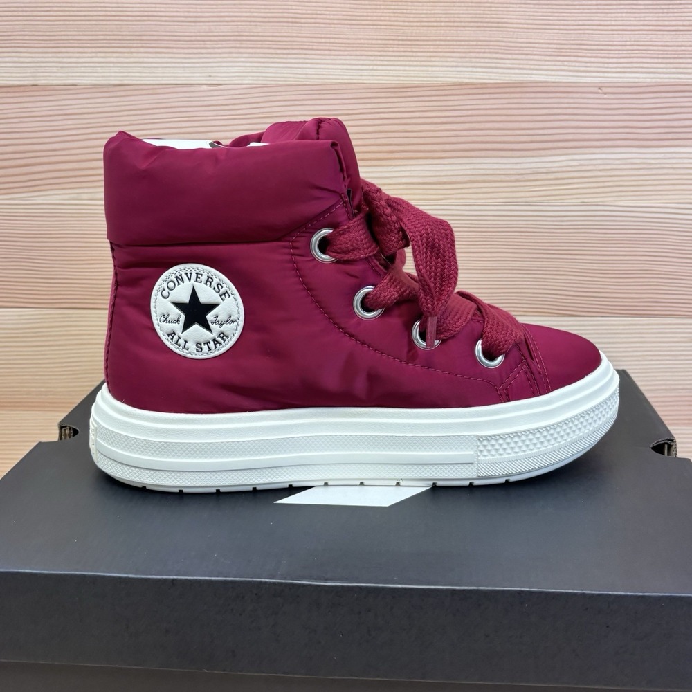 Converse Elements Boot Hi A14274C Chuck Taylor All Star Womens 8.5 Berry Color